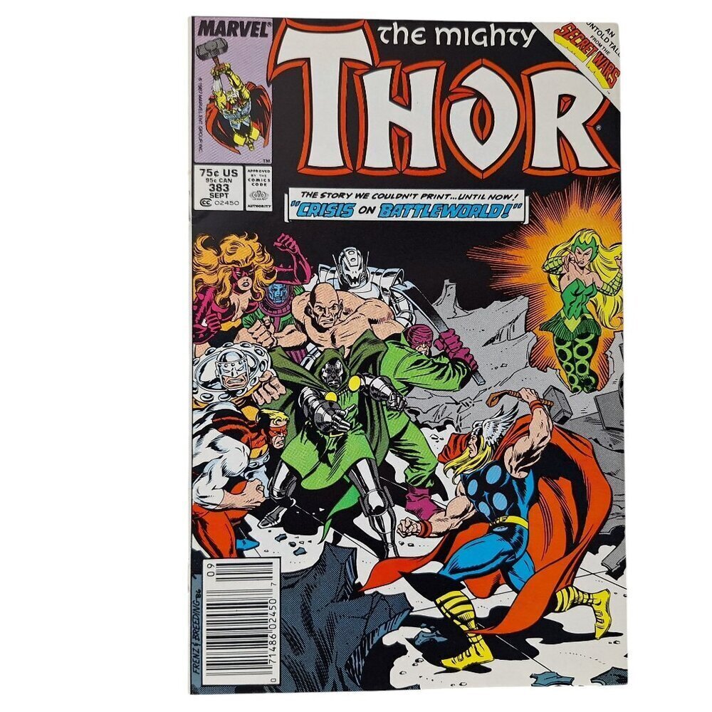Marvel The Mighty Thor 383 Secret Love 1987 Comic Book